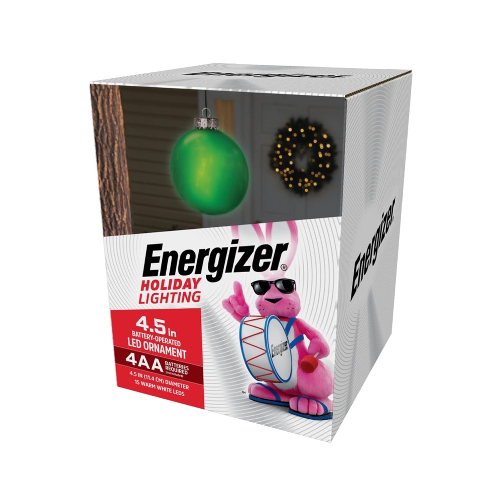 Set of two led ornaments